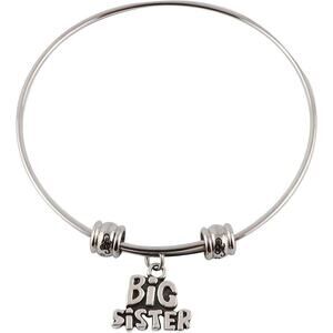 Big Sister Bracelet | Fancy Charm Bangle